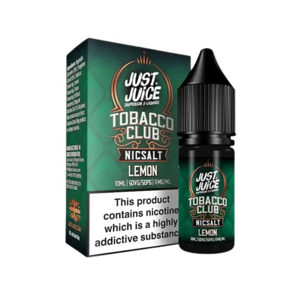 Just Juice Tobacco Club Nic Salts e liquids 10ml