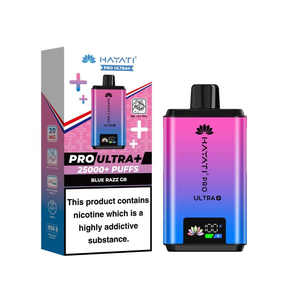  Blue Razz GB Hayati Pro Ultra Plus 25k Prefilled Vape Kit