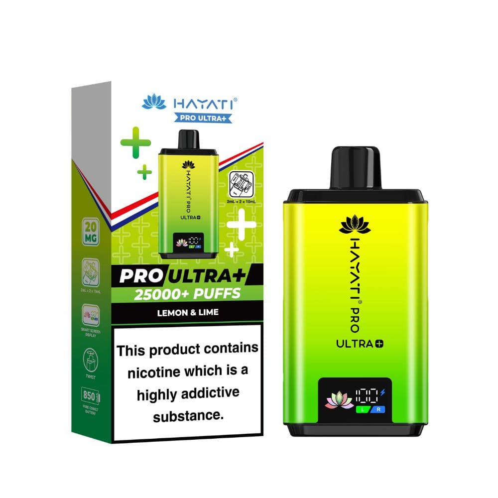  Lemon & Lime Hayati Pro Ultra Plus 25k Prefilled Vape Kit