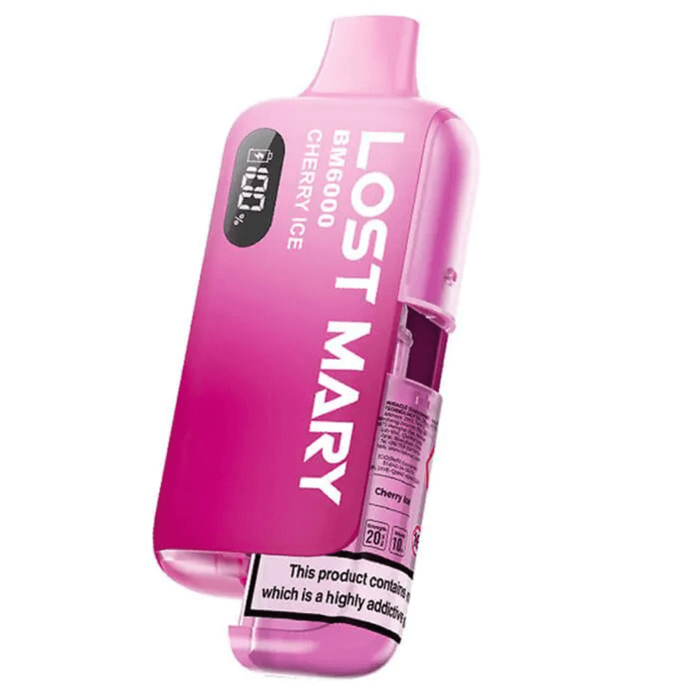  Cherry Ice Lost Mary Bm6000 Prefilled Vape Kit