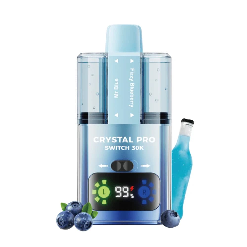  Mr Blue / Fizzy Blueberry Crystal Pro Switch 30k Prefilled Vape Kit