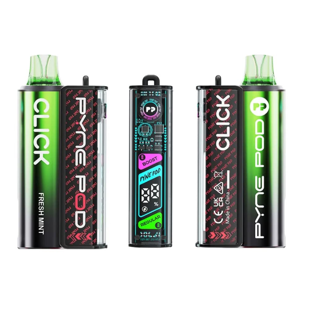  Fresh Mint Pyne Pod Click 10k Prefilled Vape Kit