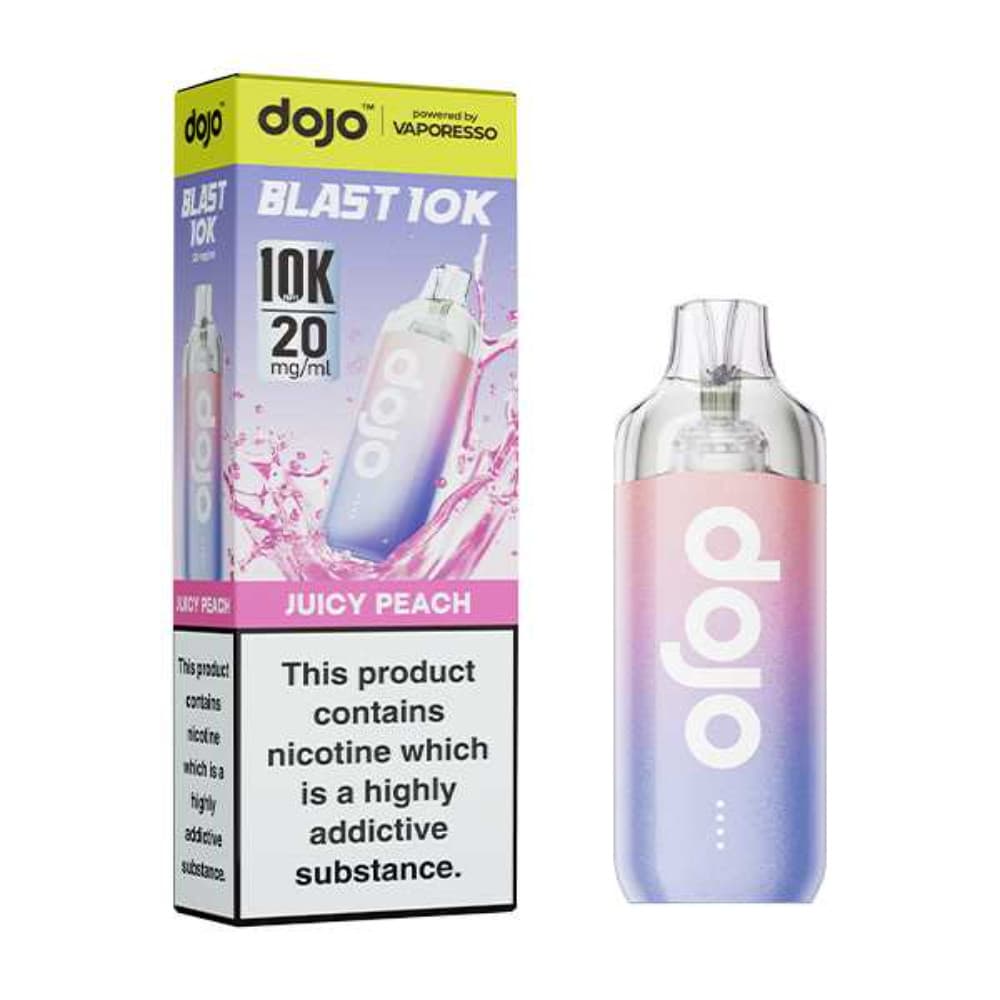  Juicy Peach Vaporesso Dojo Blast 10k Prefilled Vape Kit