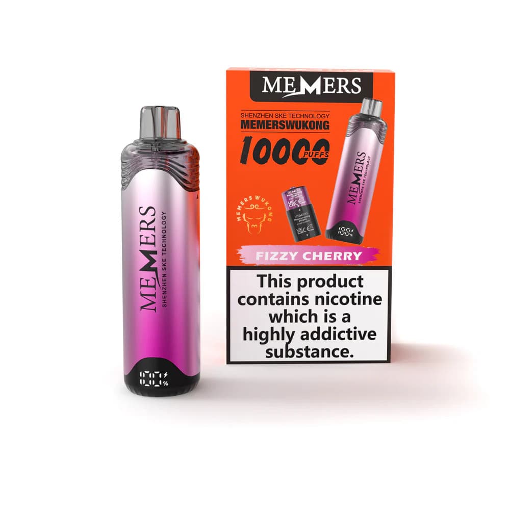  Fizzy Cherry Memers Wukong V10000 Prefilled Vape Kit