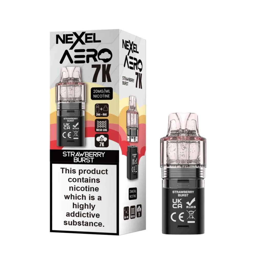  Strawberry Blast Nexel Aero 7k Pods