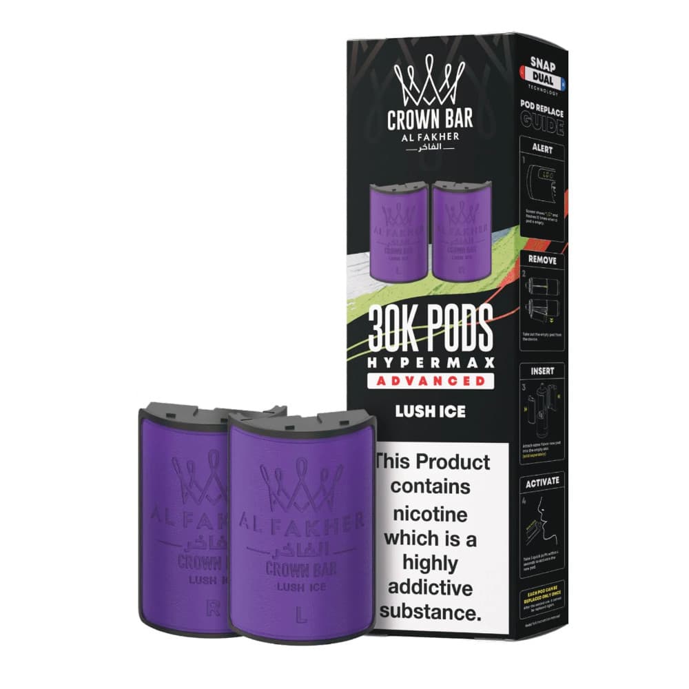  Lush Ice Al Fakher 30k Hypermax Pods