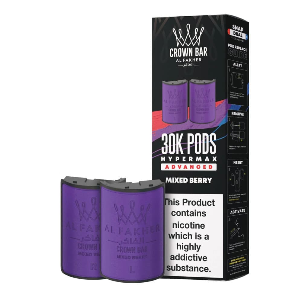  Mixed Berry Al Fakher 30k Hypermax Pods