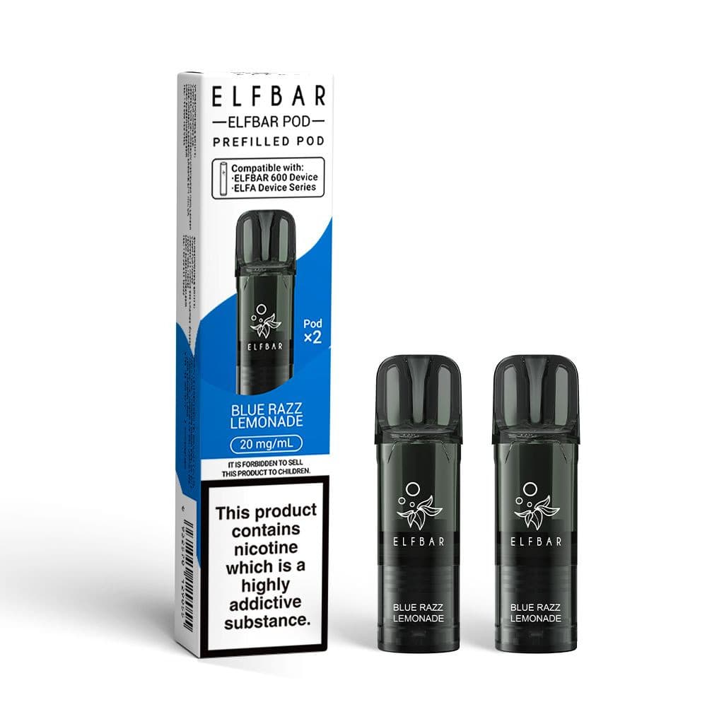  Blue Razz Lemonade Elf Bar 600 Pods