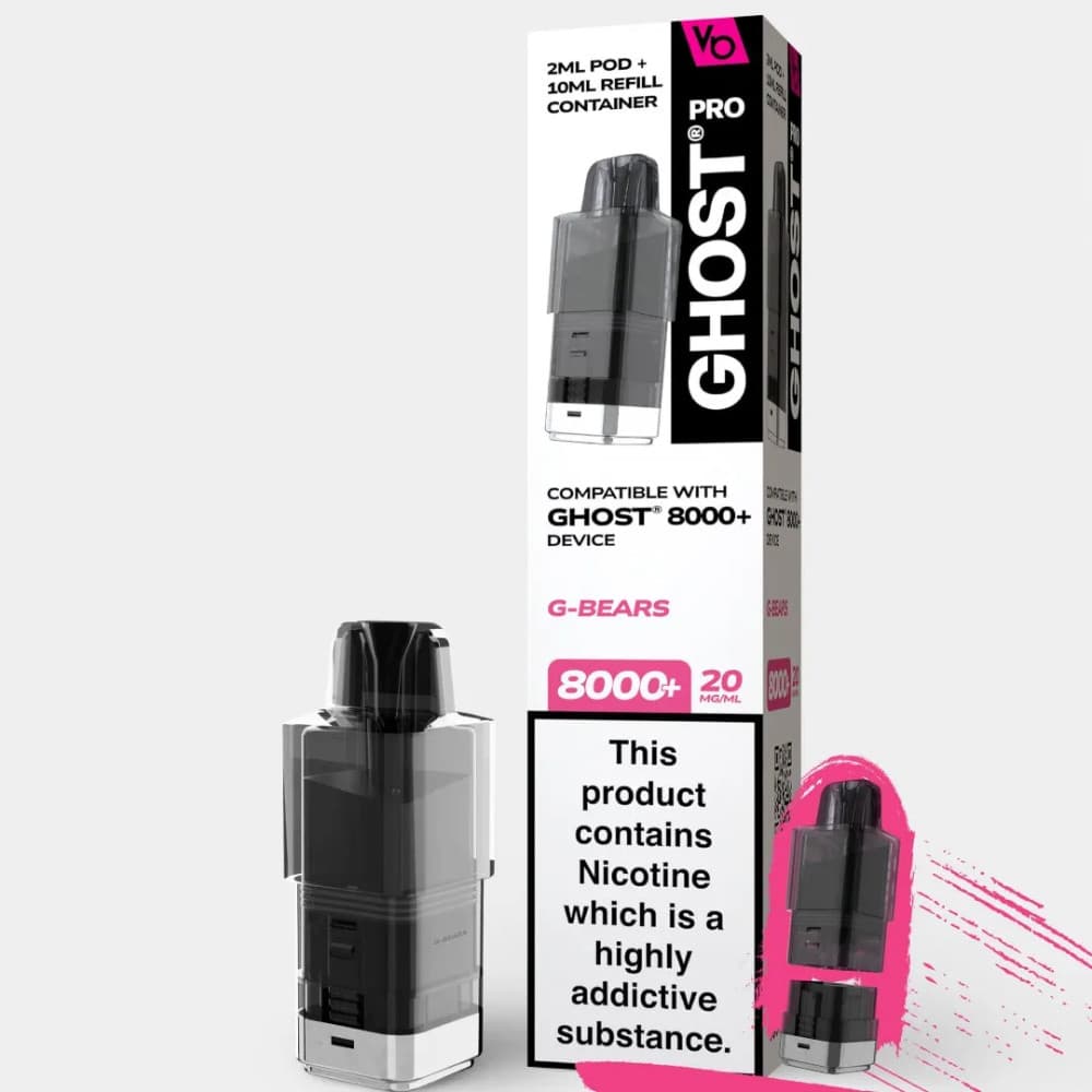  G-Bears Vapes Bars Ghost Pro 8000 Pods