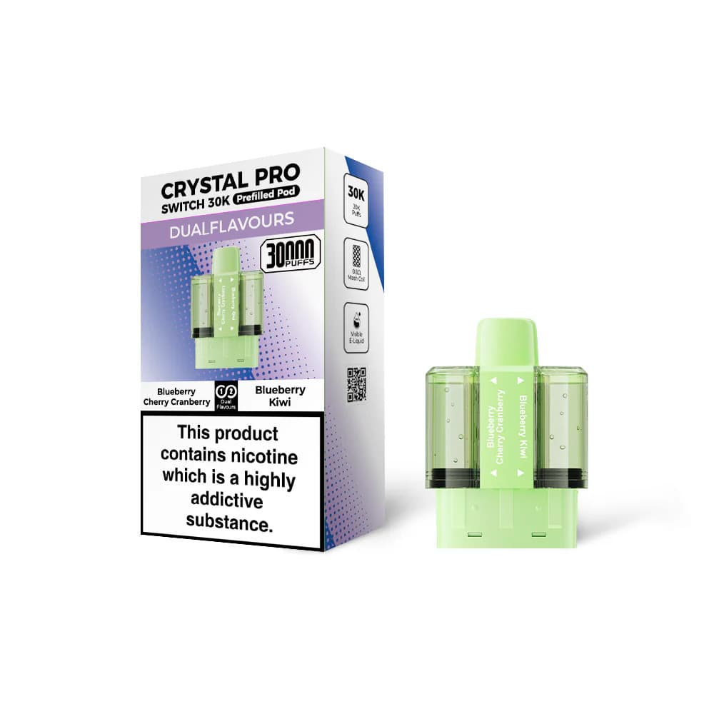  Blueberry Cherry Cranberry / Blueberry Kiwi Crystal Pro Switch 30k Pods