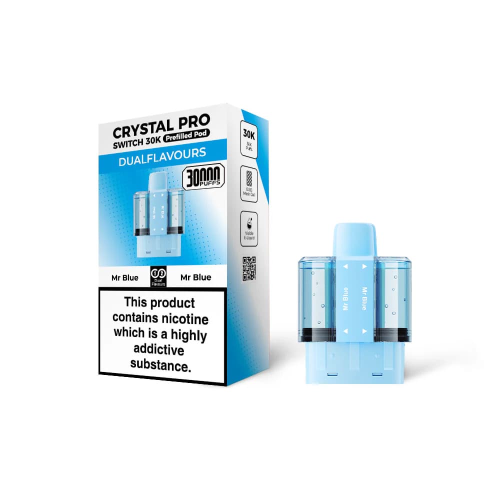  Mr Blue Crystal Pro Switch 30k Pods