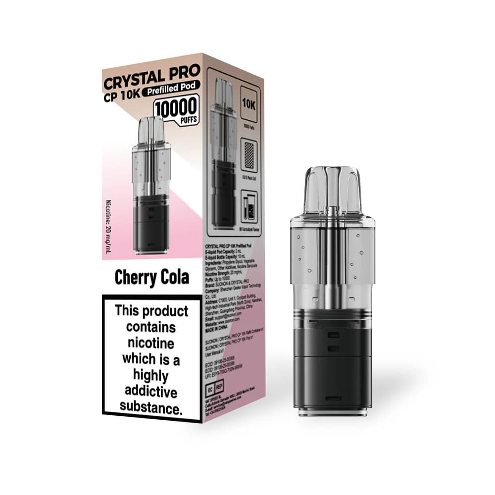  Cherry Cola Crystal Pro CP 10k Pods
