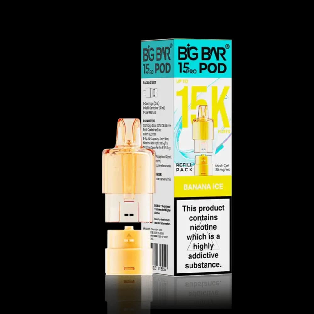  Banana Ice Big Bar Pro 15k Refill Pods