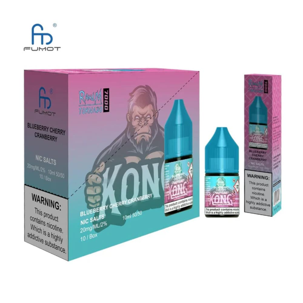  Blueberry Cherry Cranberry RandM 7000 Nic Salts E-Liquids 10ml