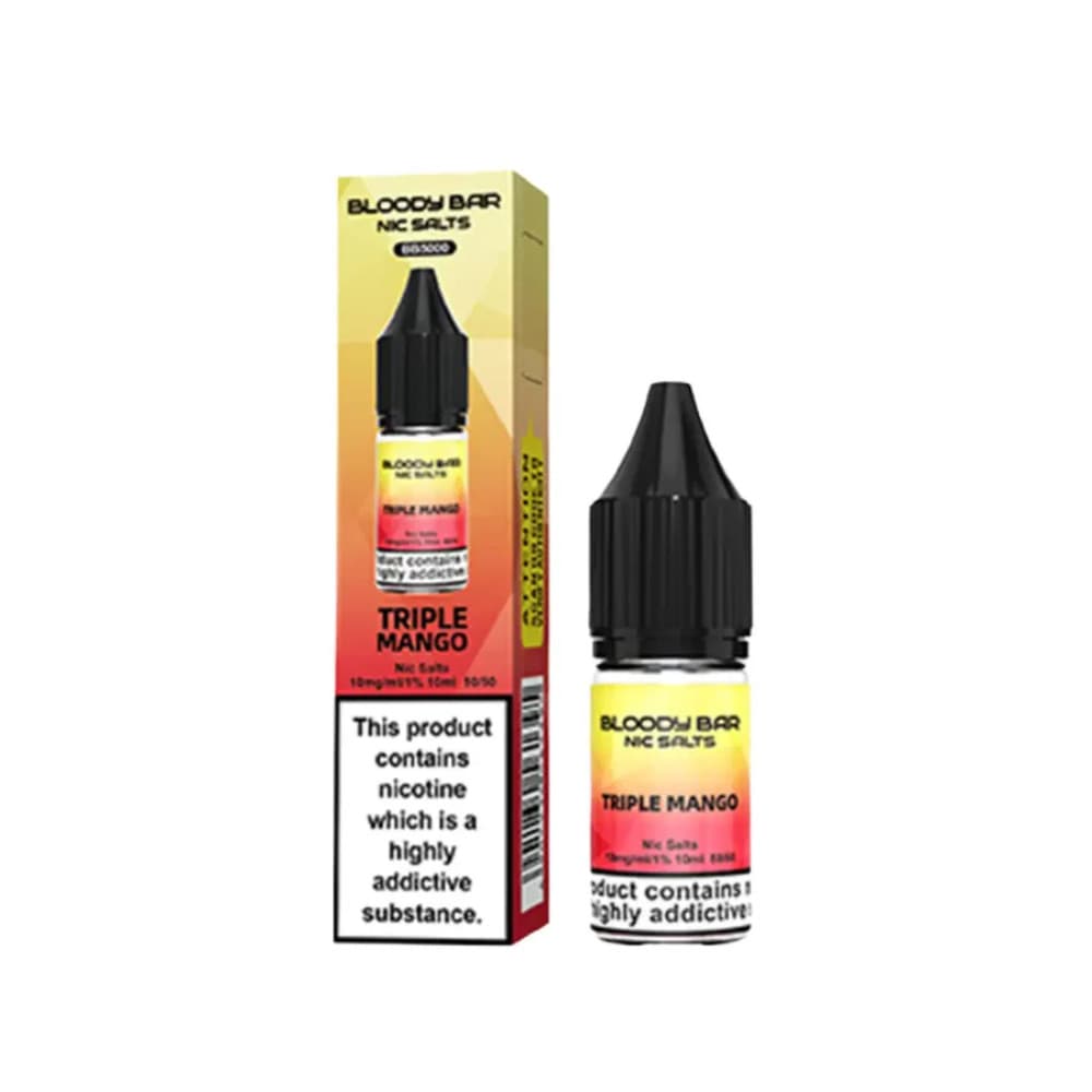  Triple Mango / 10mg Bloody Bar Nic Salts e liquids 10ml
