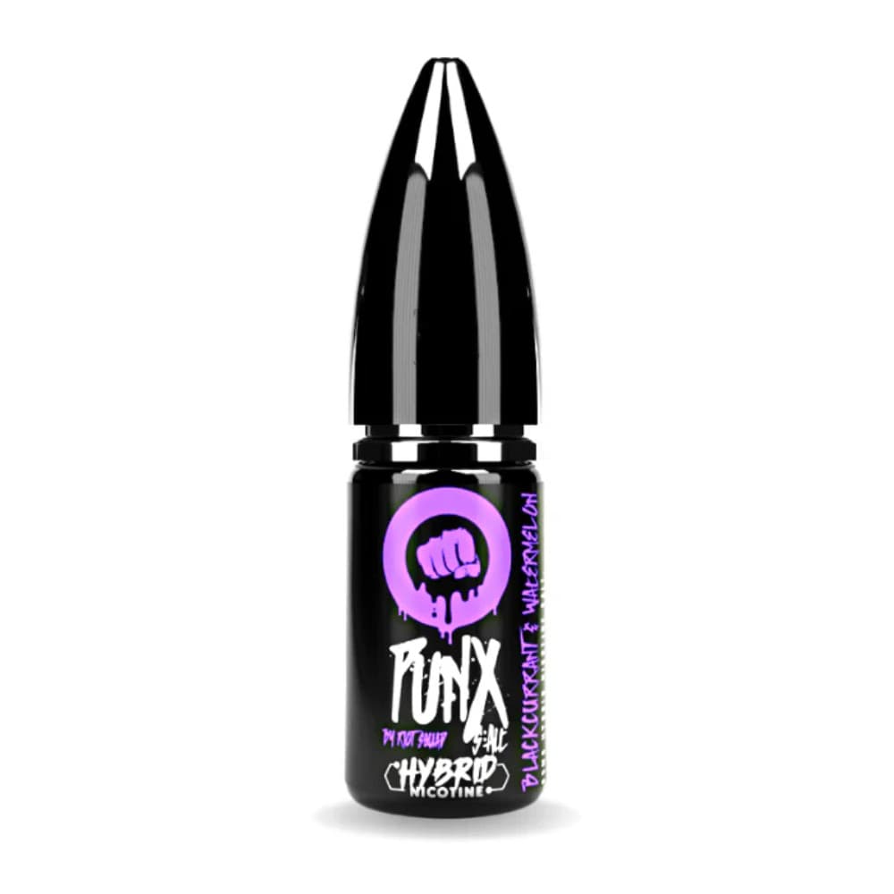  Blackcurrant & Watermelon / 10mg Riot Squad Punx Nic Salts e liquids 10ml