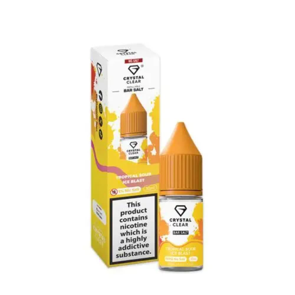  Tropical Sour Ice / 20mg Crystal Clear Nic Salts e liquids 10ml