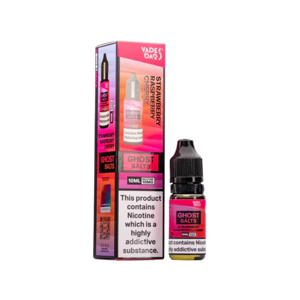  Strawberry Raspberry Cherry / 10mg Ghost 3500 Nic Salts e liquids 10ml