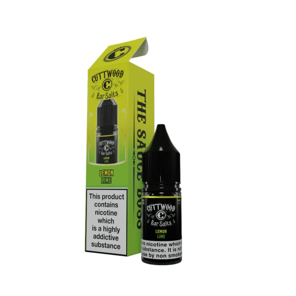  Lemon Lime / 20mg Cuttwood Bar Salt Nic Salts e liquids 10ml