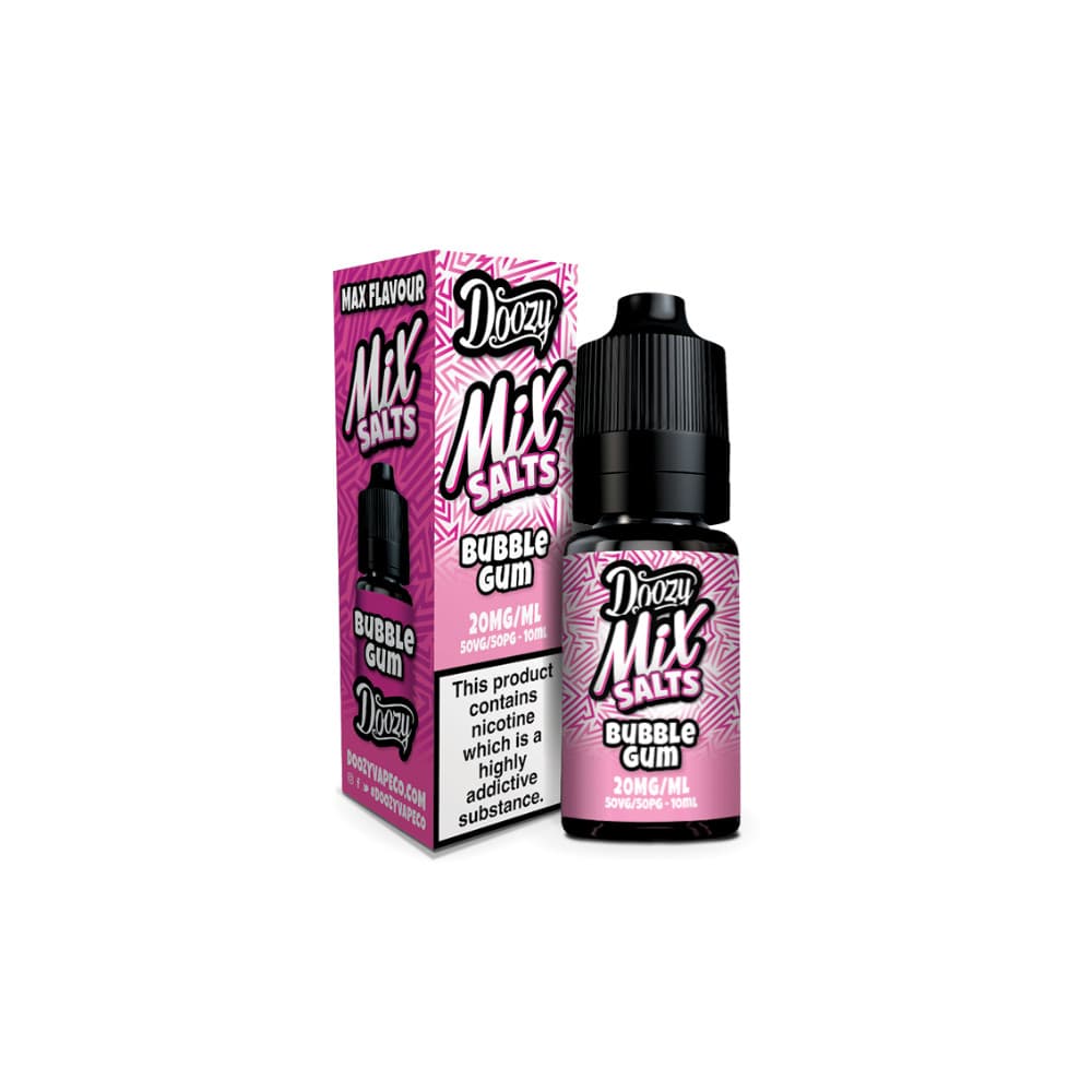  Bubblegum / 10mg Doozy Mix Nic Salts 10ml e liquids 10ml