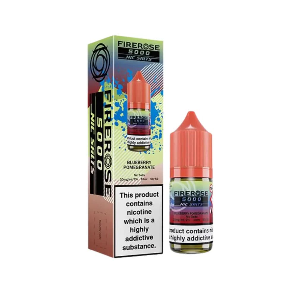  Blueberry Pomegranate / 20mg Firerose 5000 Nic Salts e liquids 10ml