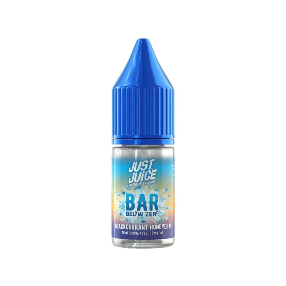  Blackcurrant Honeydew / 10mg Just Juice Below Zero Nic Salts e liquids 10ml