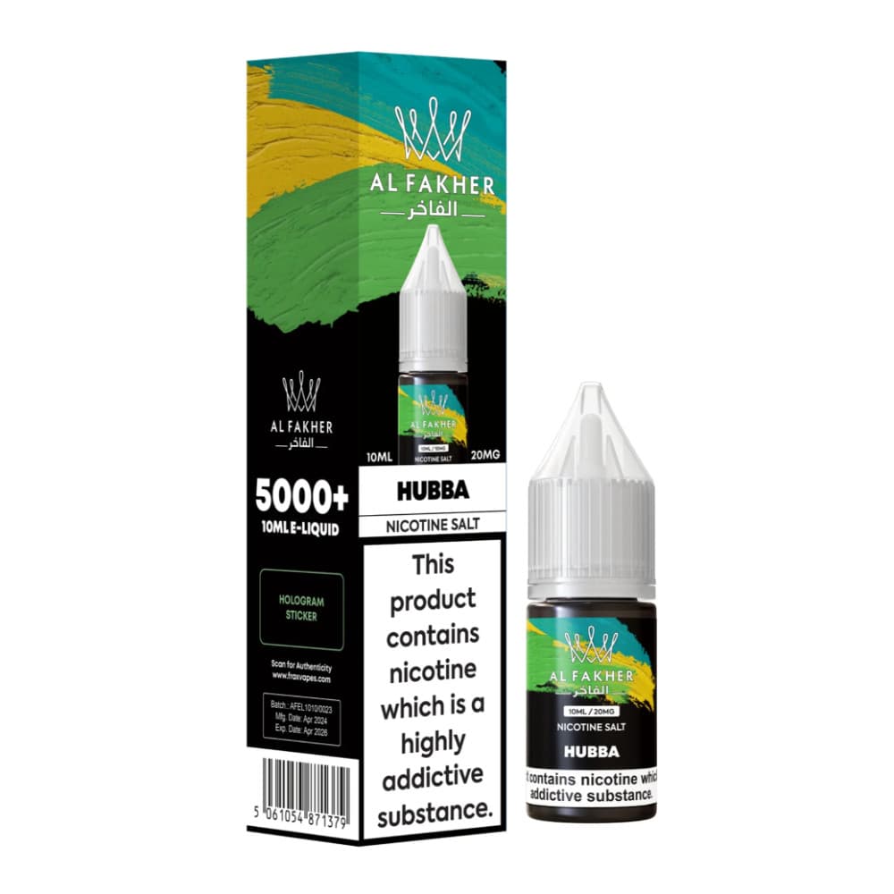  Hubba / 20mg Al Fakher Nic Salts e liquids 10ml