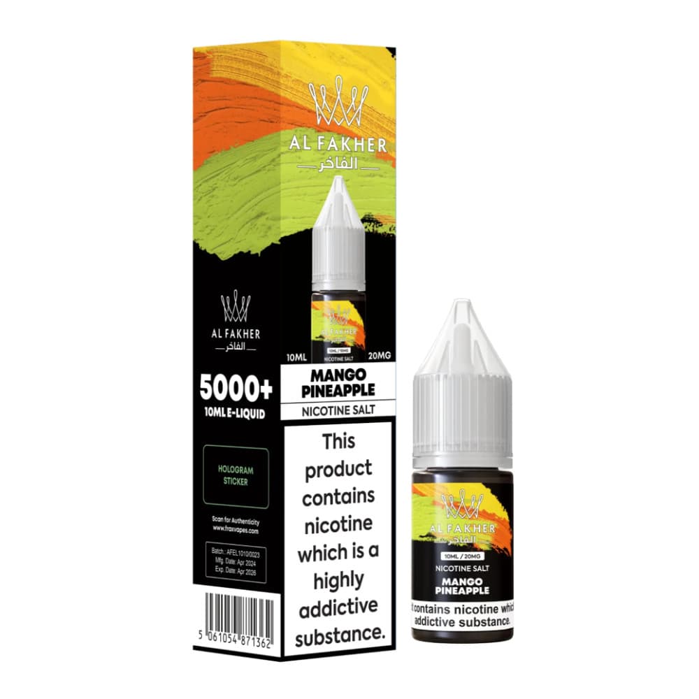  Mango Pineapple / 20mg Al Fakher Nic Salts e liquids 10ml