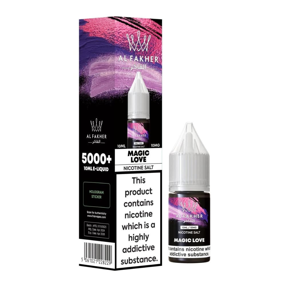  Magic Love / 10mg Al Fakher Nic Salts e liquids 10ml