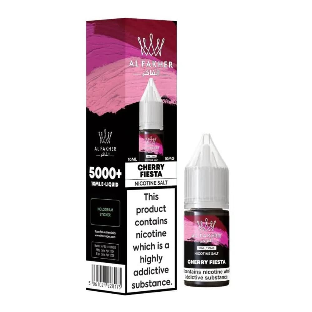  Cherry Fiesta / 20mg Al Fakher Nic Salts e liquids 10ml