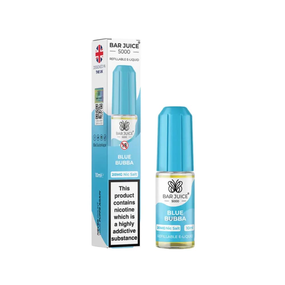  Blue Bubba / 20mg Bar Juice Nic Salts E-Liquids 10ml