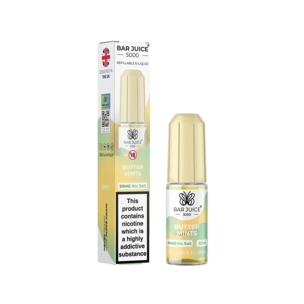  Butter Mints / 20mg Bar Juice Nic Salts E-Liquids 10ml