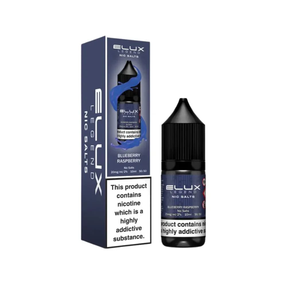  Blue Raspberry / 10mg Elux Legend Nic Salts E-Liquids 10ml