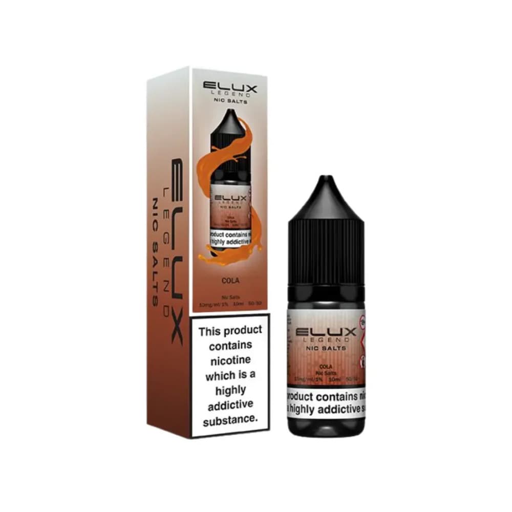  Cola / 10mg Elux Legend Nic Salts E-Liquids 10ml