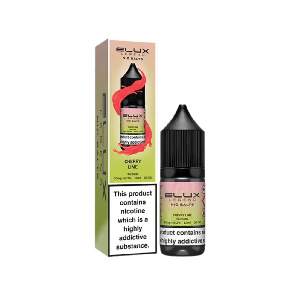  Cherry Lime / 10mg Elux Legend Nic Salts E-Liquids 10ml