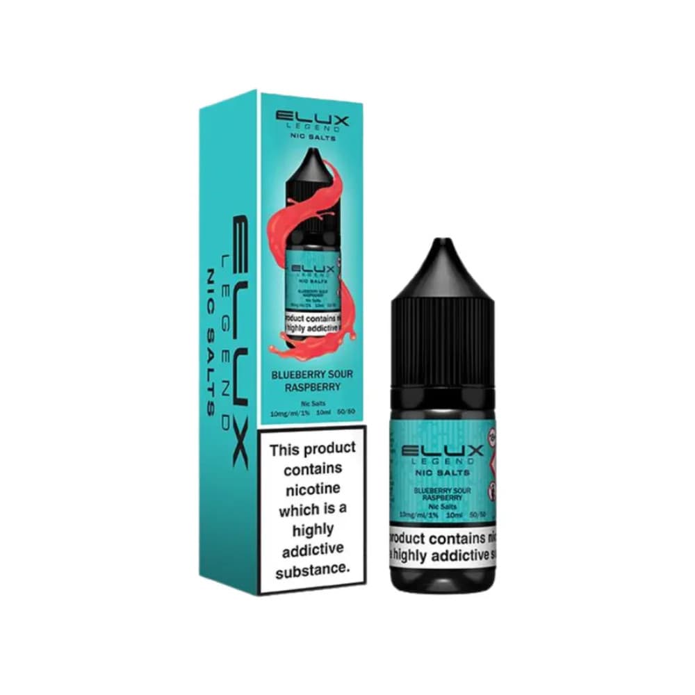 Blue Sour Raspberry / 20mg Elux Legend Nic Salts E-Liquids 10ml