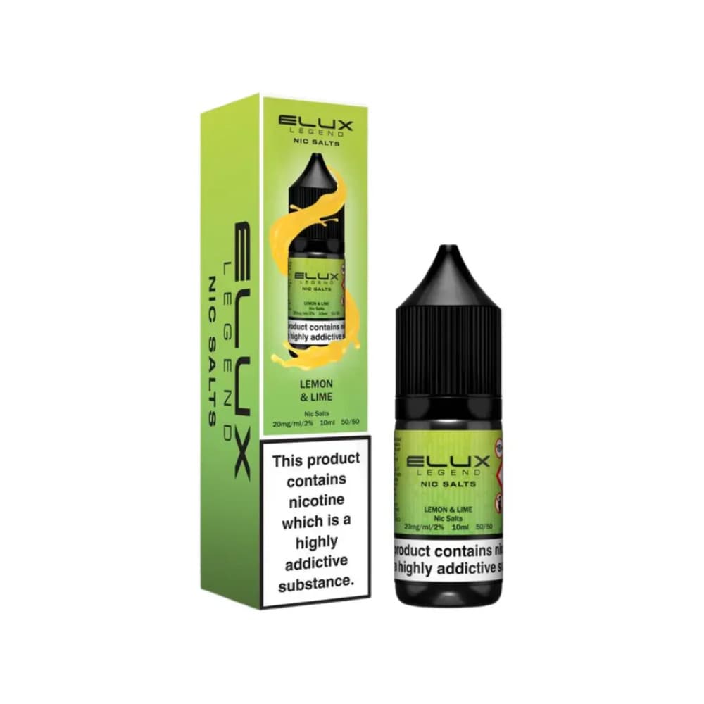  Lemon Lime / 20mg Elux Legend Nic Salts E-Liquids 10ml
