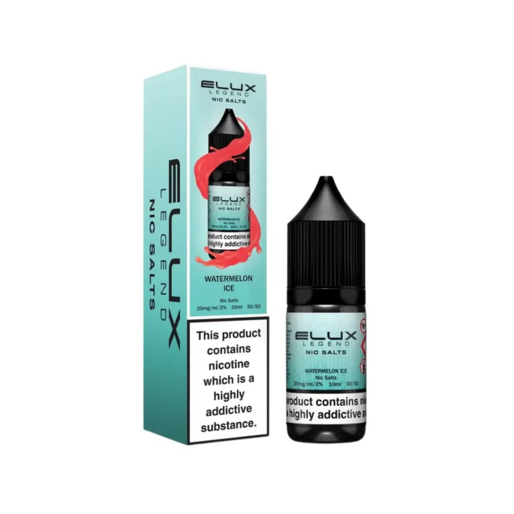  Watermelon Ice / 20mg Elux Legend Nic Salts E-Liquids 10ml
