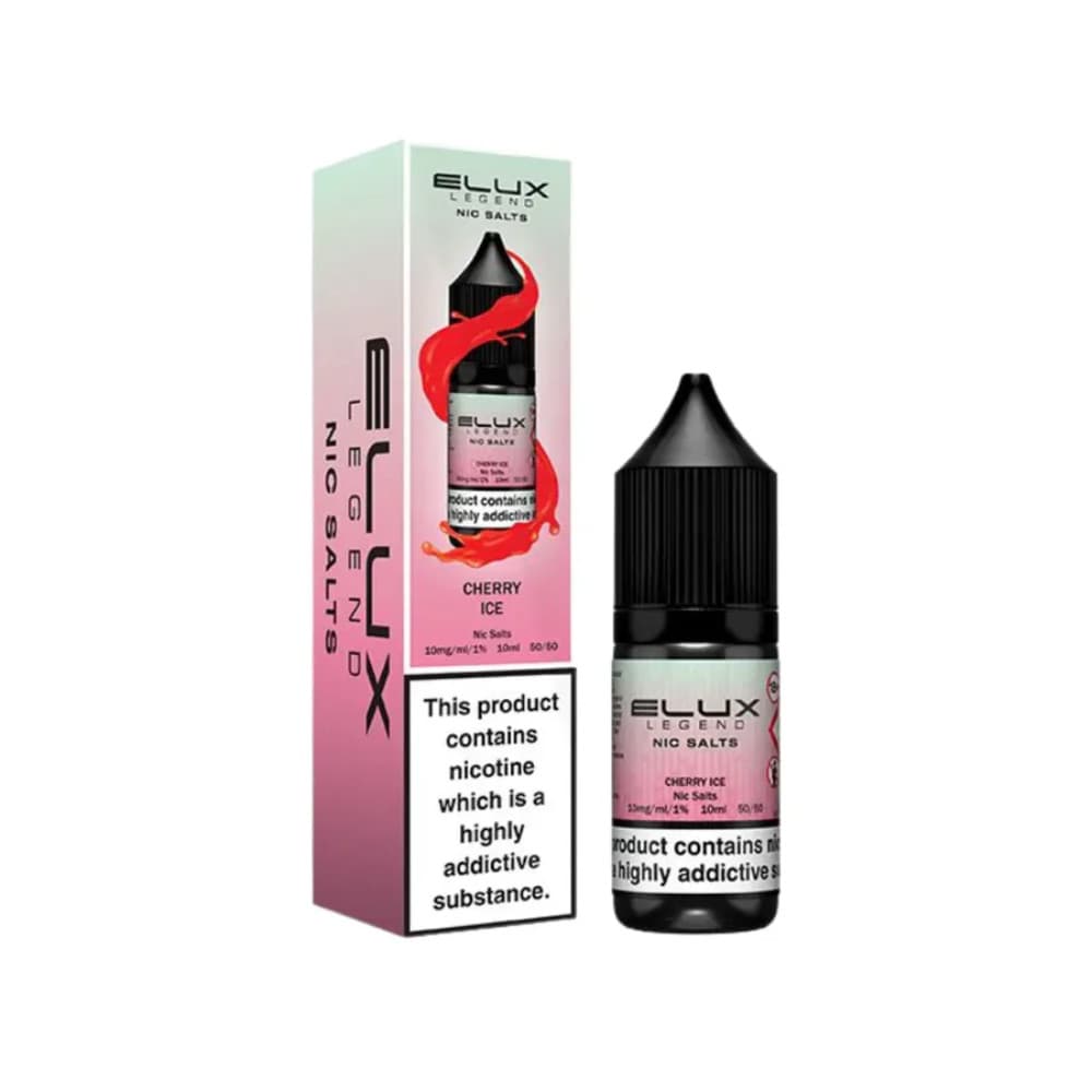  Cherry Ice / 20mg Elux Legend Nic Salts E-Liquids 10ml