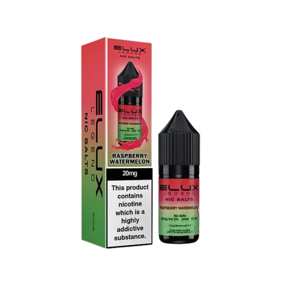  Raspberry Watermelon / 20mg Elux Legend Nic Salts E-Liquids 10ml