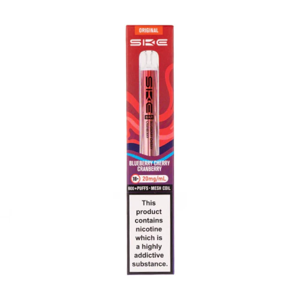  Blueberry Cherry Cranberry Ske Crystal Original 600 Prefilled Vape Kit