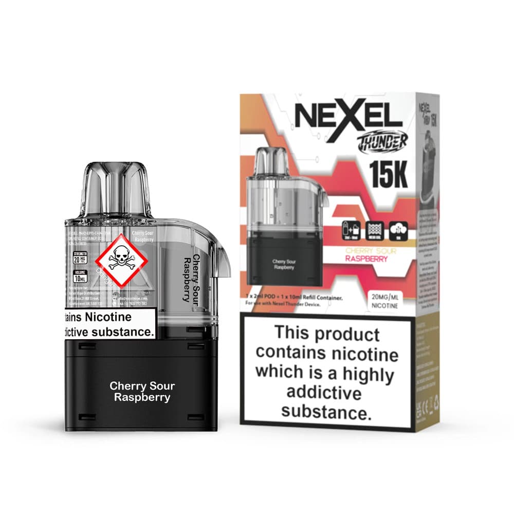  Cherry Sour Raspberry Nexel Thunder 15k Pods