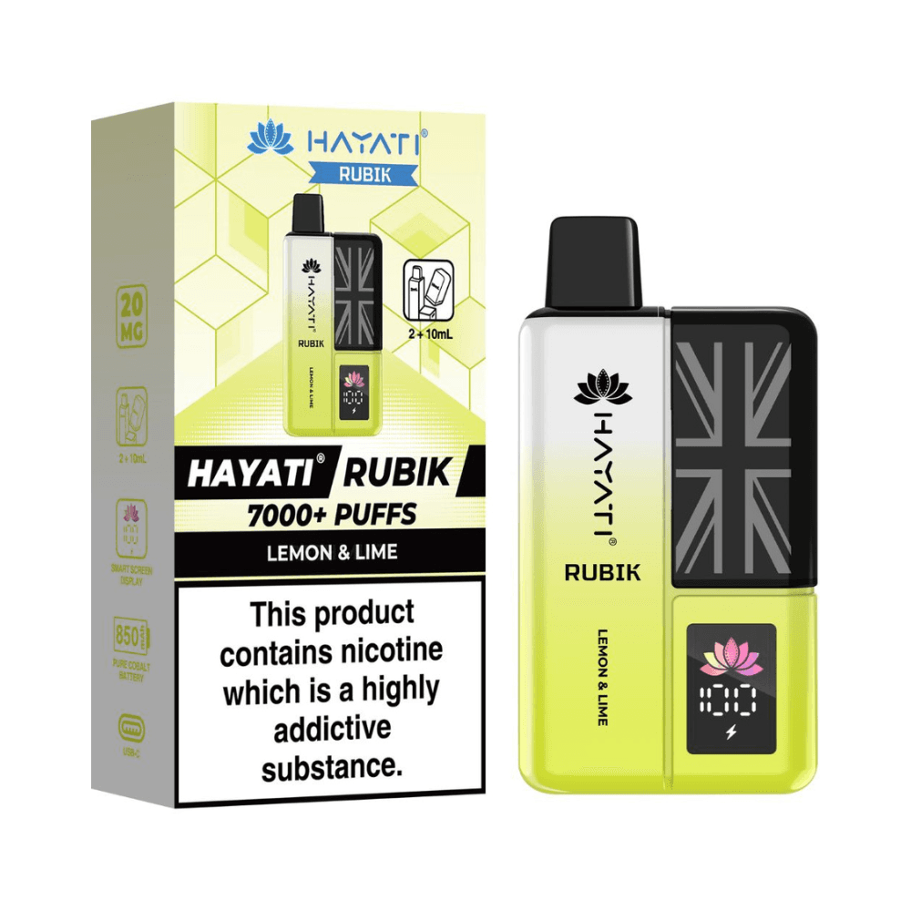  Lemon & Lime Hayati Rubik 7000 Prefilled Vape Kit