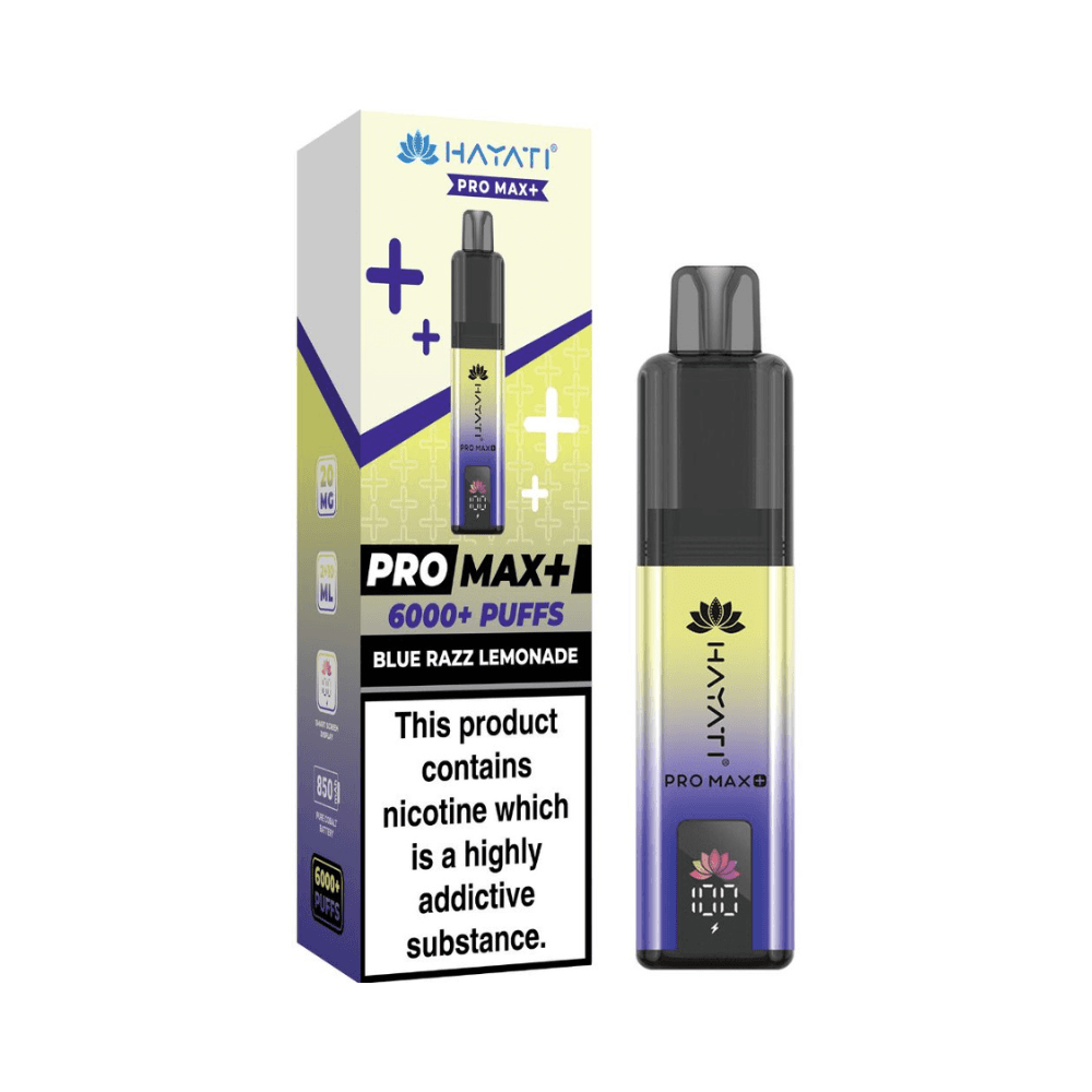  Blue Razz Lemonade Hayati Pro Max Plus 6000 Prefilled Vape Kit