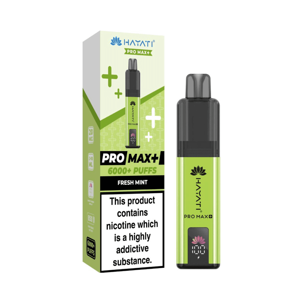  Fresh Mint Hayati Pro Max Plus 6000 Prefilled Vape Kit