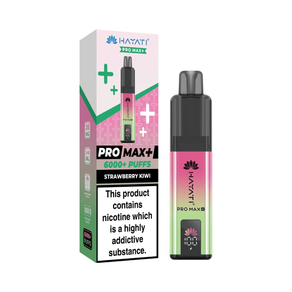  Strawberry Kiwi Hayati Pro Max Plus 6000 Prefilled Vape Kit