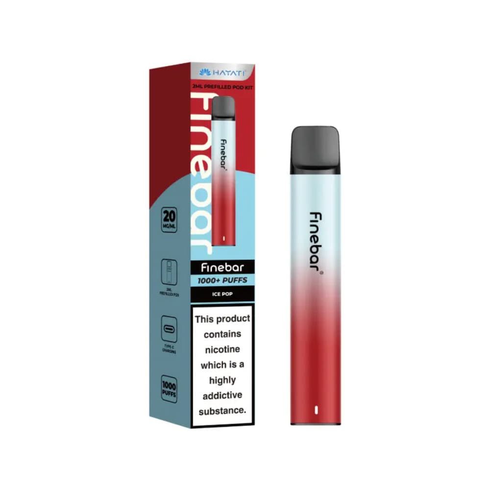  Ice Pop Hayati Finebar 1000 Prefilled Vape Kit