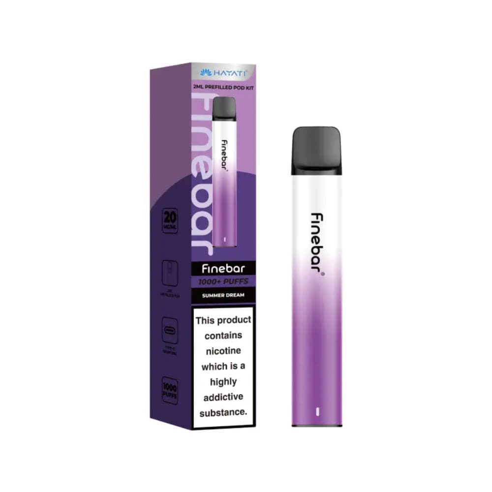  Summer Dream Hayati Finebar 1000 Prefilled Vape Kit
